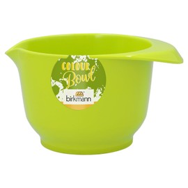 Birkmann Colour Bowls, Mixing and Serving Bowl, Small, 0.5 Litres, Melamine Bowl, Scratch-Resistant, Stable, Sustainable, Lime, 708648