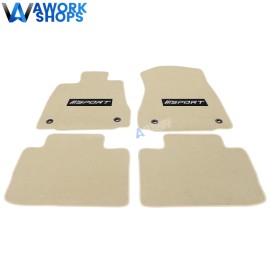 Unbranded Fits 14-24 Lexus IS250 IS300 IS350 IS500 IS F Floor Mats Carpet Beige Nylon 4pcs