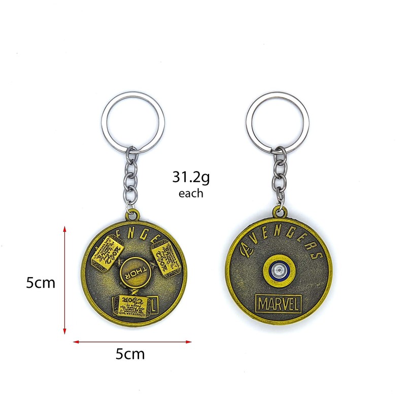 Thor Mjolnir Hammer Keyring Thor Fidget Spinner Keychain - Mjolnir