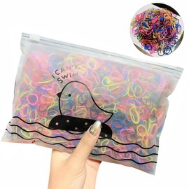 1000PCS Elastic Braids Hair Ties Hair Mini Rubber Bands Colorful Disposable small Hair Bands Elastic Hair Ties for Kids Girls Adult Hair Styling