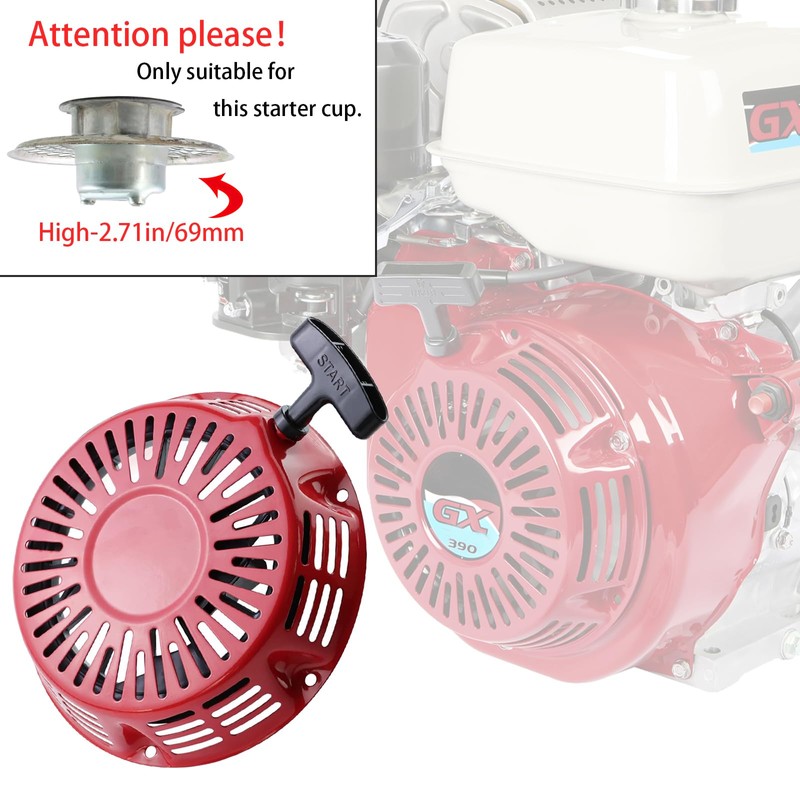 KIOSFOLI GX390 Pull Start Assembly Compatible with Honda GX340 GX390