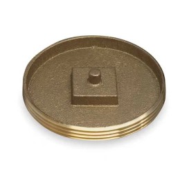 Oatey 42740 Cleanout Plug 1-1/2 Brass Recessed Head Tapped