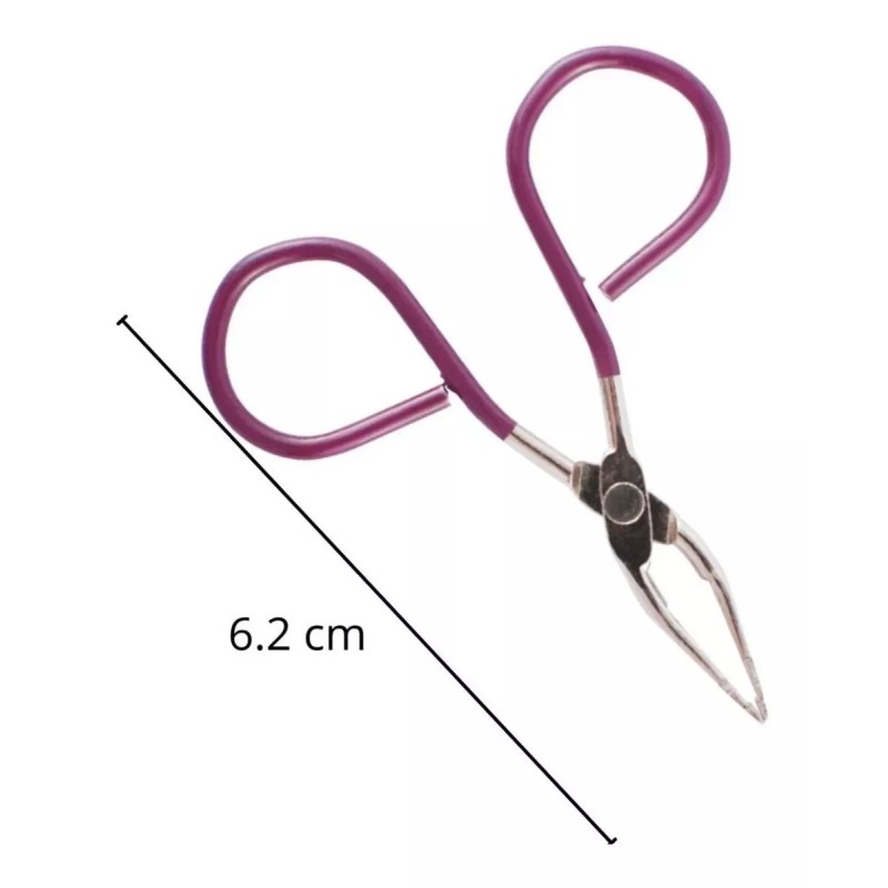 Curtis 6 Pzs Mini Pinza Tijera Para Depilar Cejas Lady