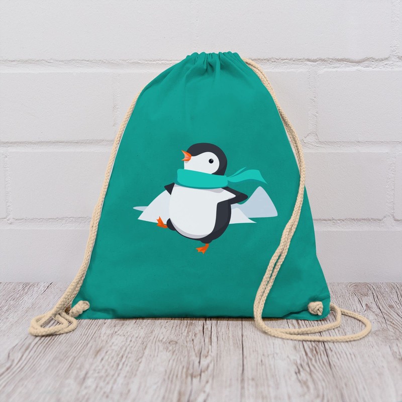 Shirtracer - Gym Bag Backpack - Animal Print - Happy