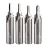 Ultra-Shear Countersink Slotting Router Bits, 4 Piece Set, 2 FL,