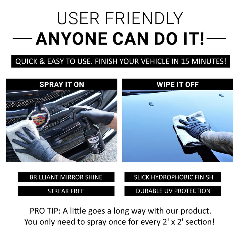 CAR GUYS Hybrid Spray Wax | Advanced Car Wax |