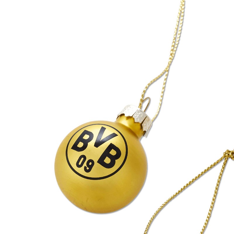 Borussia Dortmund BVB 09 Christmas Tree Baubles Set of 9