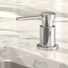 Lava Odoro Chrome Soap Dispenser for Kitchen Sink, Modern Brass