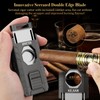 KEJIAR Cigar Lighter, Cigar Torch Lighter, 3 Jet Flame Butane