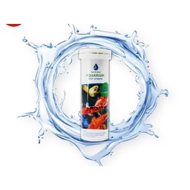 TEST ALL WATER - Aquarium Chlorine Test Strips | 3 Parts Per Million Detection | 50 Strips per Pack | Suitable for All Water Types | Made in UK