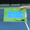 OnCourt OffCourt Tennis Coach's Clipboard - 9" x 16" Dry-Erase/Clip