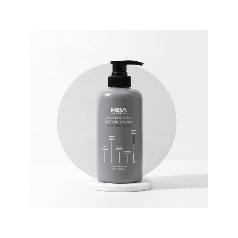 MBA Blackton Protein Hair Shampoo 500ml for hair loss relief