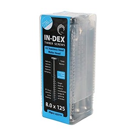 TIMCO Wafer Head A2 Stainless Steel Timber Screws - 8.0 x 80 - Tube of 20