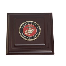 Allied Frame US Marine Corps Medallion Desktop Box