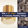 LTWFITTING Hex Plug Male Screw Size R (PT) 1/8 (Pack