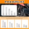 Rustark 250Pcs 5 Sizes 4mm OD Compression Springs Assortment Kit