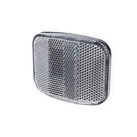 Bicycle Reflector Front 80 x 60 mm Large StVZO