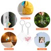 72Pcs Acrylic Keychain Blanks Set, Including 24pieces Clear Acrylic Ornament