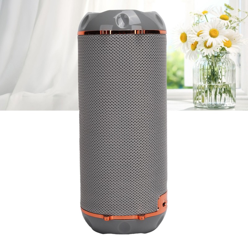 Bluetooth 5.0 Speaker Portable Flashlight Column TWS HiFi Stereo FM