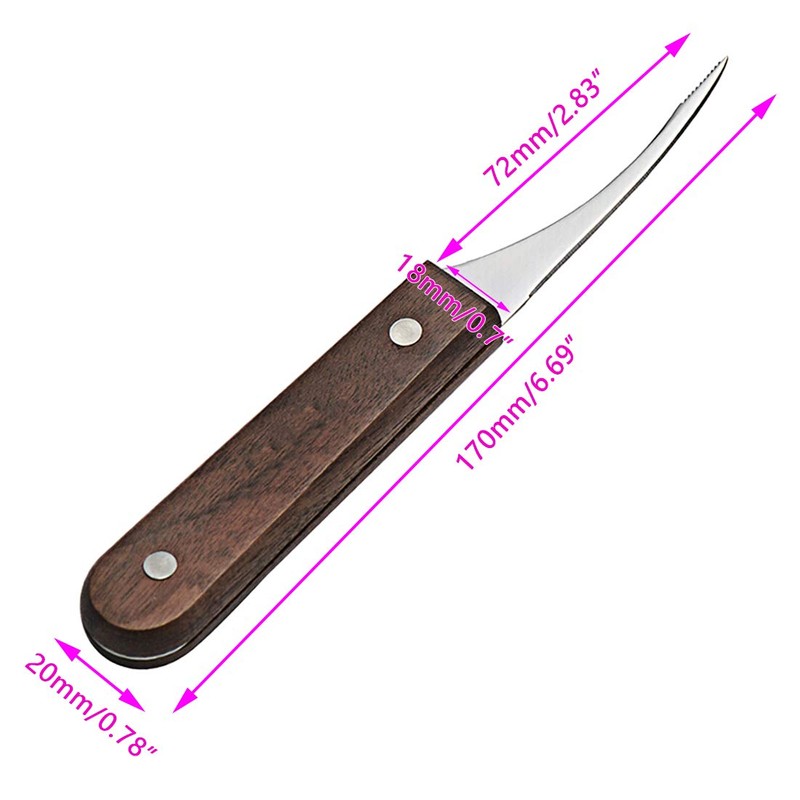Vonty Shrimp Deveiner Tool Stainless Steel Shrimp Cleaner Knife with