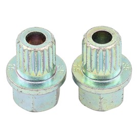Wheel Lock Rim Lock 19 Sided Wheel Nut Theft Wheel Lock Nut Key Nut for E46 E60 E90 3 Series F34 5 Series F10 F11 1 Series F20 E87 4 Series F36 6 Series E63 7 Series F01 X3 E83 X5 E70 X6 EE71 ZE3 Z4