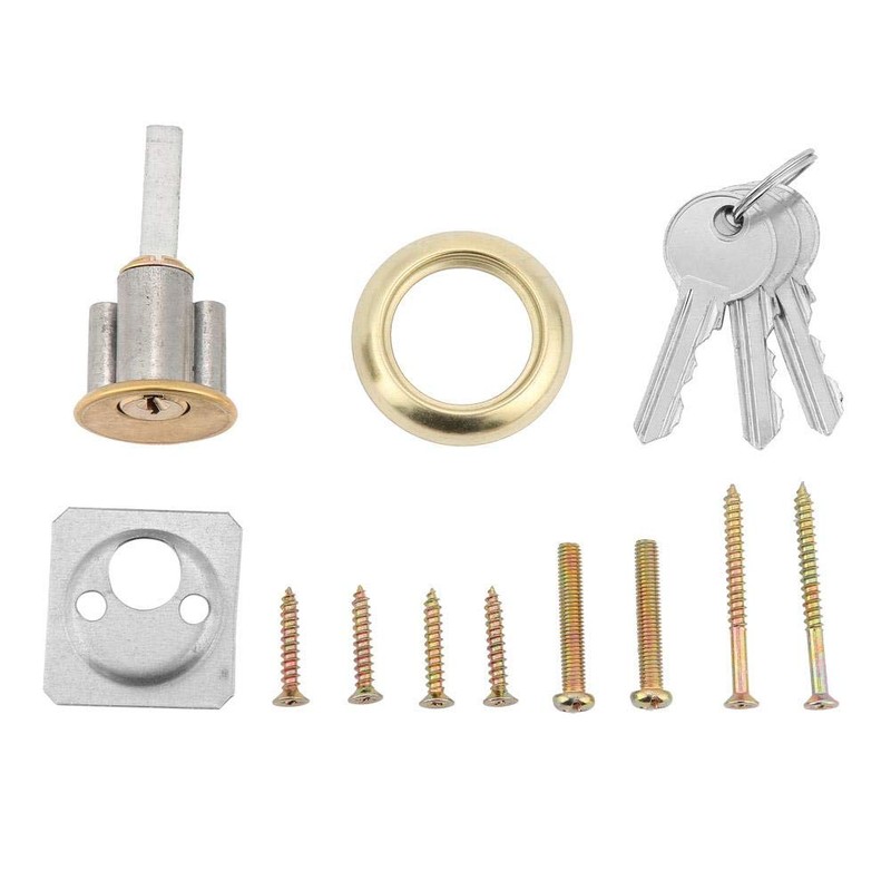 LZKW Heavy Duty Metal Anti-Gate Locks, Key Lock for Iron