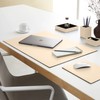 Eglooh - Minerva - Empty Leather Beige - Desk Organiser