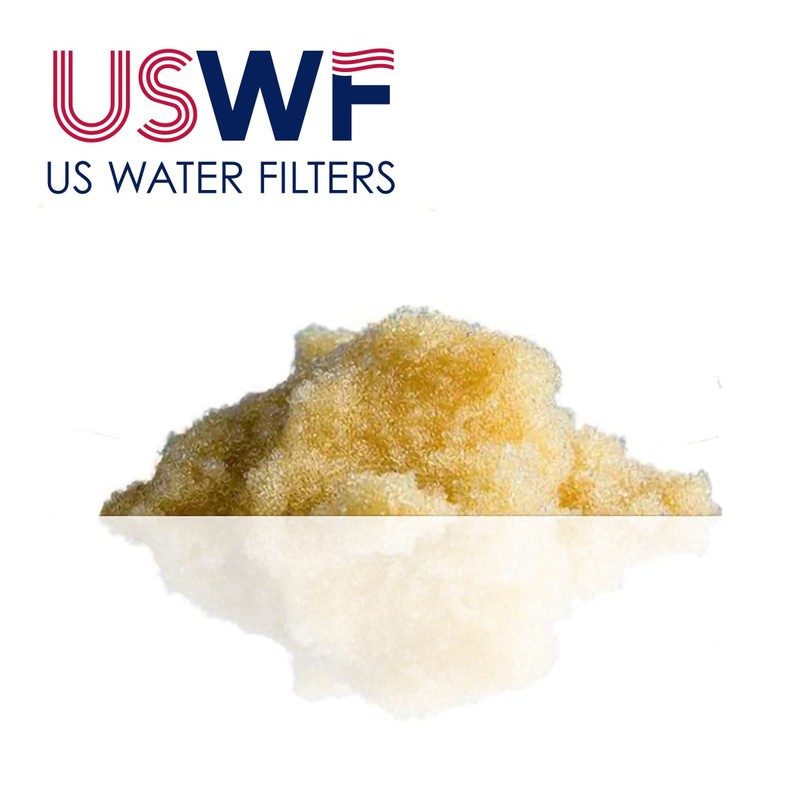 USWF-8P-12lbs Ion Exchange Water Softener Resin - 0.25 Cubic Foot