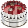Städter 966339 Large Linzer Cookie Cutter with Ejector, 3 Holes,