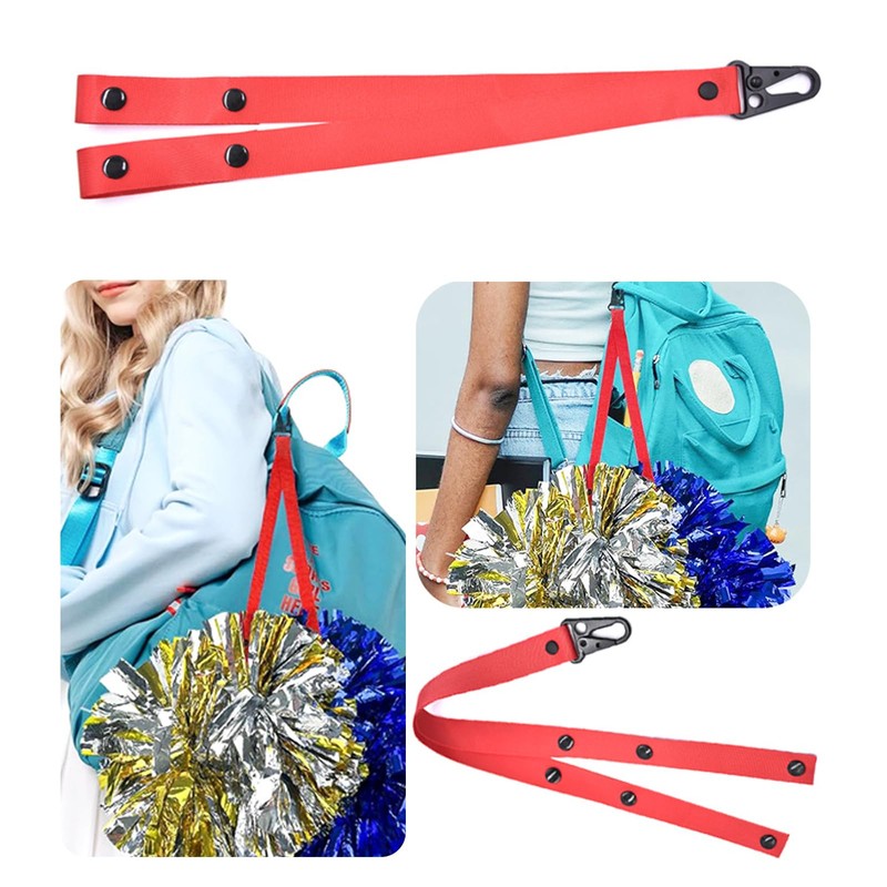 Cheerleading & Dance Pom Pom Holder - Neck Strap for