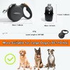 Heavy-Duty Retractable Dog Leash 16-Foot - Auto-Brake & 360° Tangle-Free