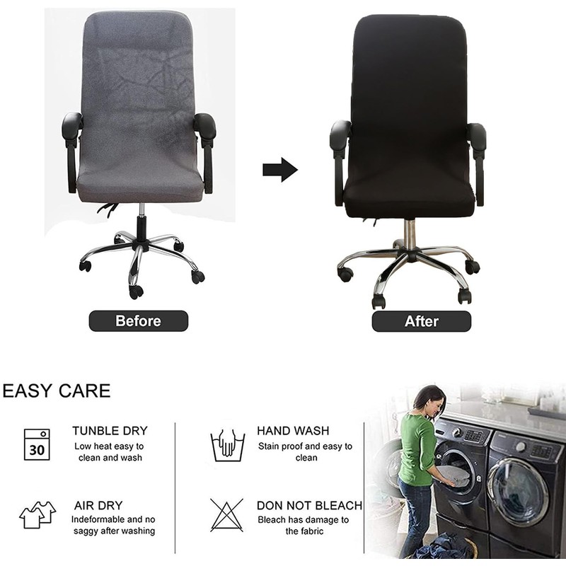 Office Chair Cover, Chair Cover, Office Chair, Swivel Chair, Integrated