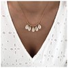 Cimenexe Bohemian Shell Pendant Necklace Cowrie Shell Dangle Necklace Chain