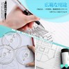 Set of 2 Protractors Geometric Math Stationery Angle Measuring Tools