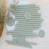 Andotopee 52pcs Sage Green Wax Sealing Sticks for Glue Gun
