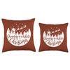 Smarty Pants Designs Dreaming of a White Christmas Holiday Throw