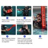 Seafard 4ft Red Scuba Diving Open Bottom Surface Marker Buoy