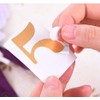 1-30 Pegatinas para número de boda para tarjetas de mesa,