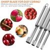 4 PCS Apfelentkerner Apfelausstecher, Apfelstecher, Kerngehäuse Ausstecher Apfel, Apfel Entkerner,