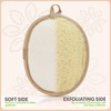 Almooni Natural Loofah Exfoliating Body Scrubber, Made with Natural Egyptian