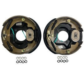 M-Parts Electric Trailer Brake Assembly - 10" X 2-1/4" for 3,500 lbs Axle - 1 Pair Left (77-10-1) and Right (77-10-2)