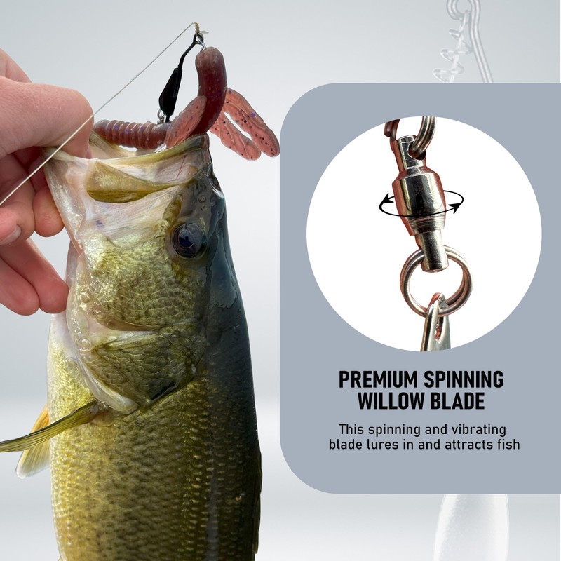 Reaction Tackle Bladed Swimbait Hooks - 1/8-5/0