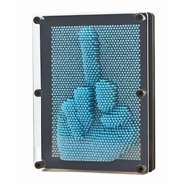 【Large -PIN ART】Easy! Fun! Fun! Practical 3D Hand Model 3D Hand Carving for Creative Kids! Choose from 8 Colors (Sky Blue)