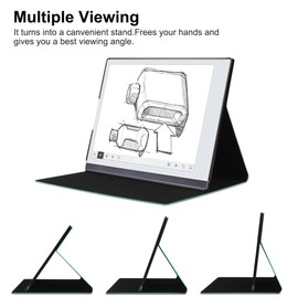 VOVIPO Ultra Slim Book Folio Leather Case with Stand and P-Pocket for Remarkable 2 10.3 2020 Digital Paper-Green