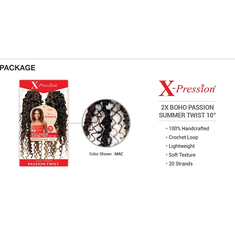 Outre Crochet Braids X-Pression Twisted Up 2X Boho Passion Summer