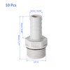 M METERXITY 6pcs Barb Hose Fitting PVC Pipe Connector for