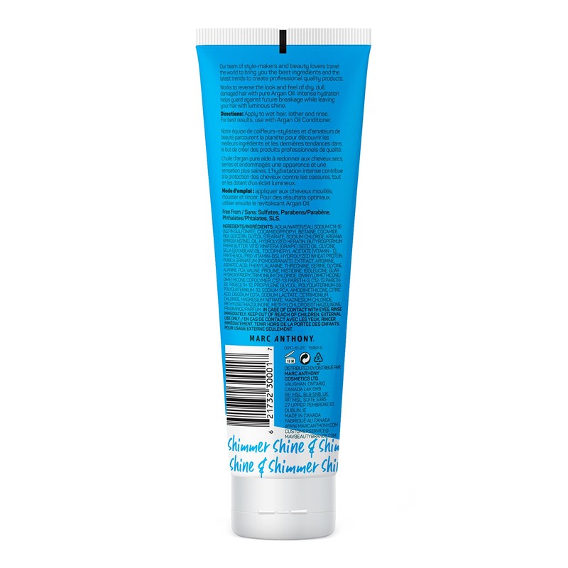Marc Anthony Argan Oil Shampoo with Keratin - Moisturizing &