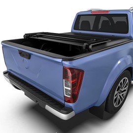 Soft Tri-fold Tonneau Cover Fit for Nissan Frontier 2005-2021 (NOT for México), Fleetside 6 Ft Bed