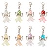 EEE ELECRELIVE 8Pcs Angel Pearl Beads Pendants Colorful Angel Wing