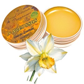 NARCISSUS Perfume - Eau de Parfum - Solid Balm - Aromatherapy Essential Oils (Narcissus Poeticus, Daffodil, Neroli, Mimosa, Ylang, Tangerine) Natural Fragrance, Travel, Gifts, Favors - 0.5oz